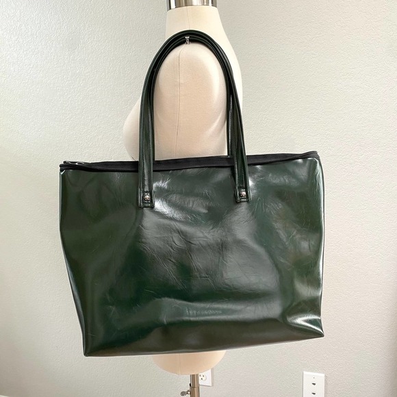 HAZEL RAY Green Large Traveler Tote Bag - Picture 7 of 13